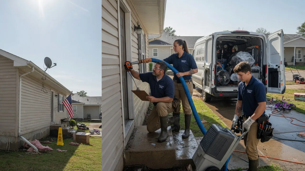 Ceiling Water Damage Restoration in Monticello, MS near me